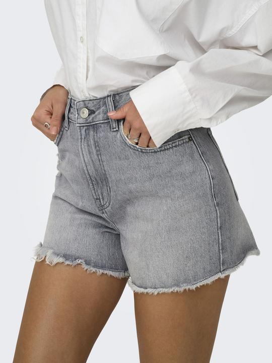 Produktbild Only ONLGABI Hohe Taille Normal geschnitten Jeans-Shorts Jeans-Shorts (S)