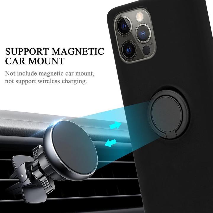 Actual product image Cadorabo TPU Liquid Ring Silicone Case Cover (Apple iPhone 12 Pro Max)