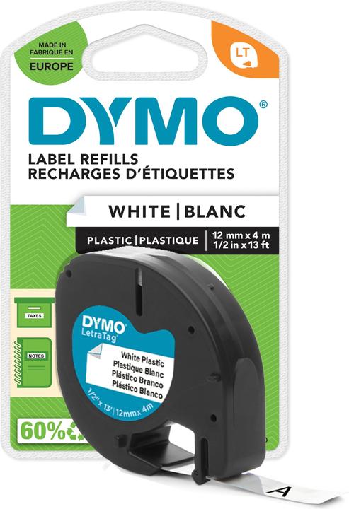 Produktbild Dymo S0721660 Kunststoffband (1.20 cm, Weiss)