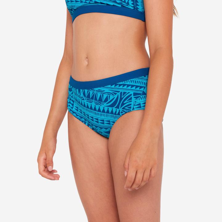 Produktbild Nabaiji Sportbikini Hose Mädchen - 500 Kamyleon Fatu blau/türkis (14, 15, 16)
