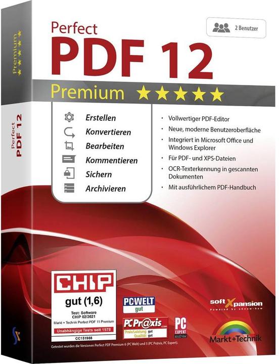 Produktbild Perfect PDF 12 Premium inkl. OCR (1 User)
