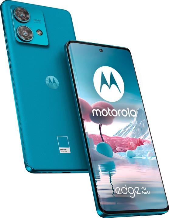 Motorola Edge 40 Neo (256 GB, Caneel Bay, 6.55", SIM + eSIM, 50 Mpx, 5G)