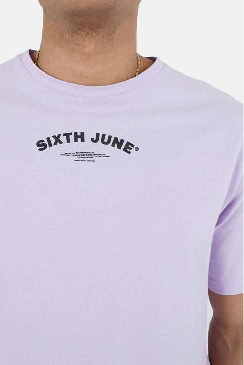 Actual product image Sixth June t-hirt ixth june curved logo backprint (S)
