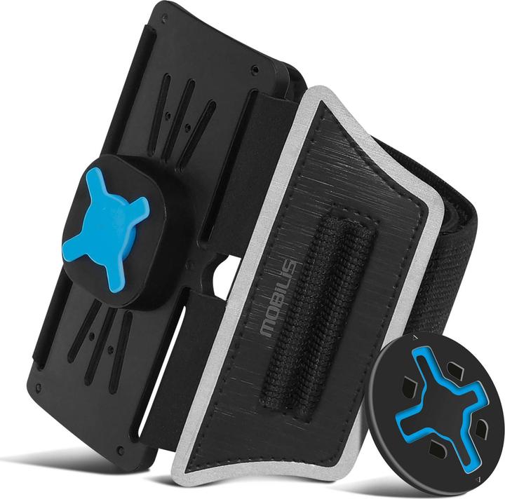 Image du produit Mobilis BRAZALETE UNIV U.FIX RUN KIT. Étui de protection pour téléphone portable Étui bracelet noir