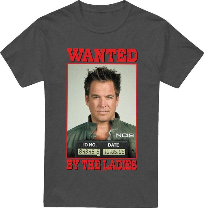 Actual product image Ncis Unisex Adult Wanted T-Shirt (M)