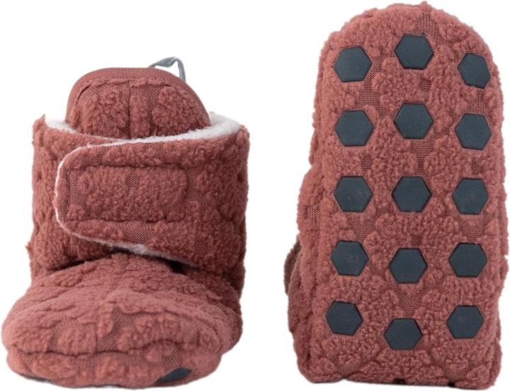 Actual product image Lodger Slippers Fleece Folklore Rosewood 6-12 Mt. (12)