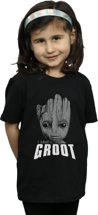 Immagine prodotto Guardians Of The Galaxy Groot Face Maglietta Ragazze (140, 146)
