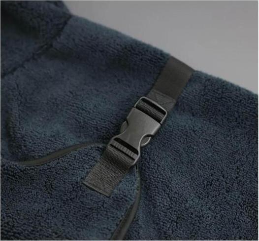 Immagine prodotto Kerbl Accappatoio per cani, blu, XS, lunghezza schiena 30 cm (XS, Accappatoio per cani)