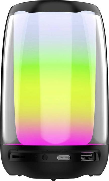 Produktbild Onestyle Soundcolor-01 Bluetooth® Lautsprecher Schwarz, Multi-Color (5 h, Akkubetrieb)