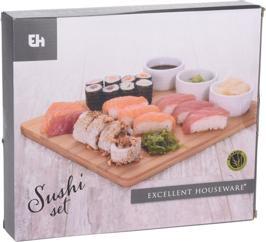 Actual product image Excellent Houseware Sushi set bamboo porcelain 4-piece