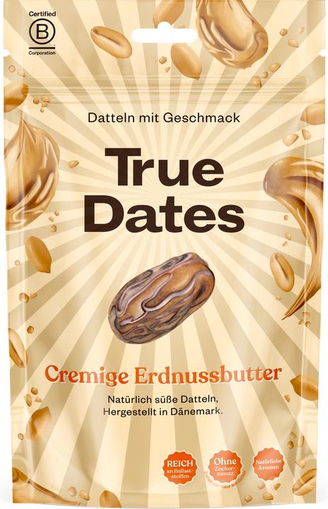 Produktbild True Gum True Dates – Cremige Erdnussbutter 100g, Produkttyp (100 g)