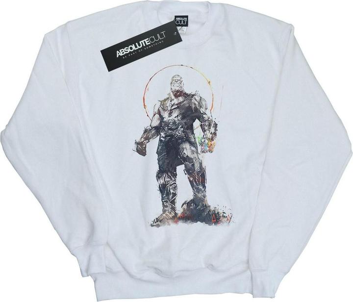 Actual product image Boys Avengers Infinity War Thanos Sketch Sweatshirt (152, 158)