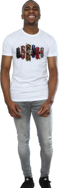 Actual product image Mens Justice League Movie Team Hexagons T-Shirt (L)