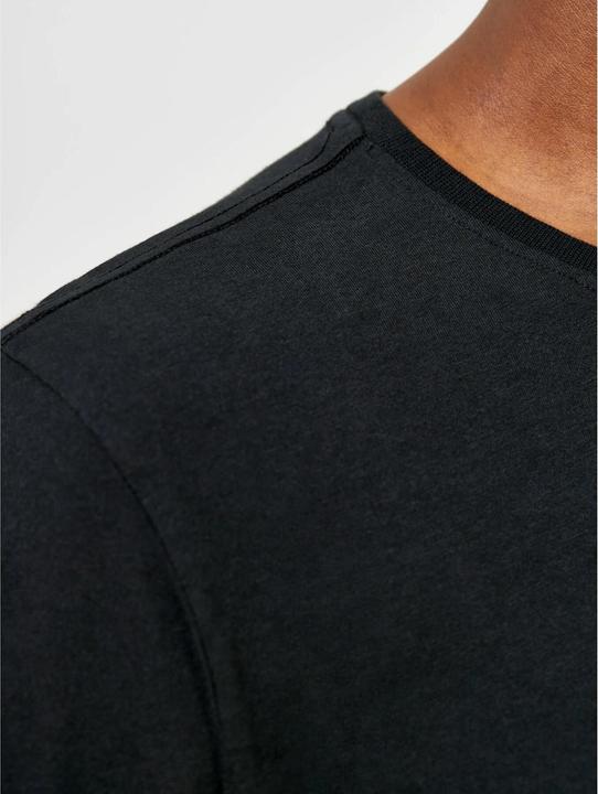 Actual product image KnowledgeCotton Apparel Basic Tee Black Jet (S)