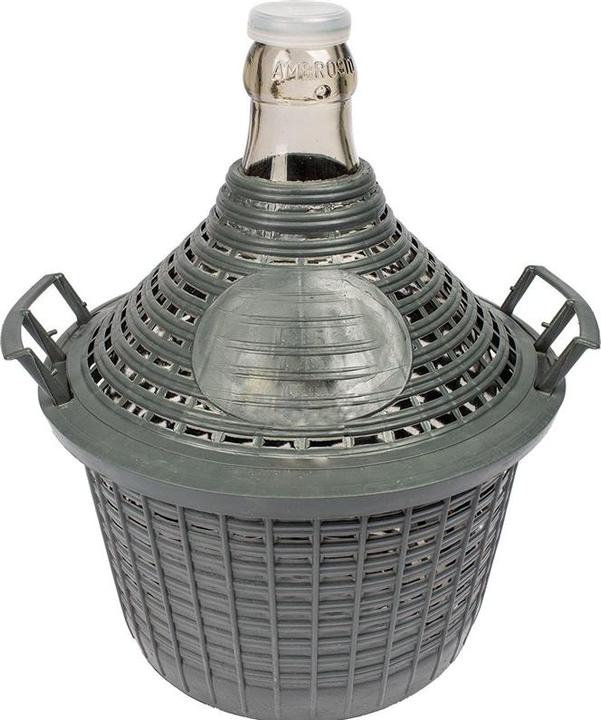 Image du produit Browin Demijohn Pour Le Vin Dans Un Panier En Plastique 5 L