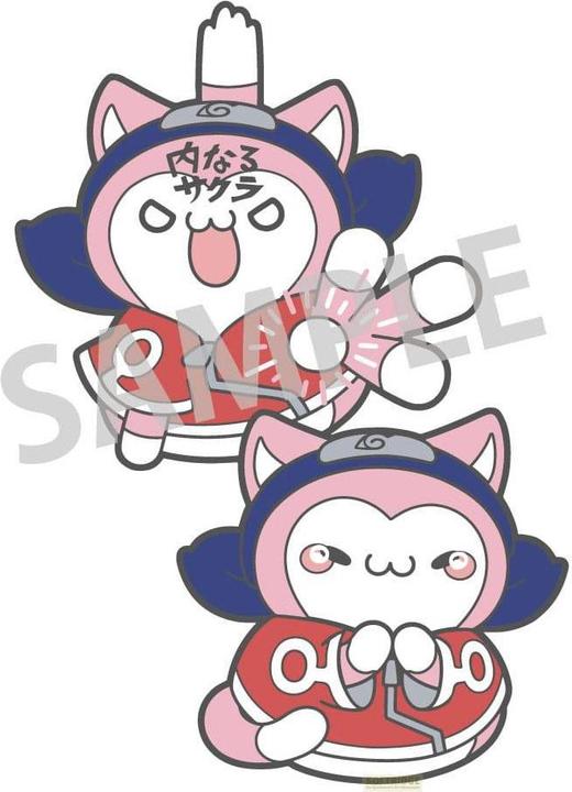 Produktbild Megahouse Naruto badges Mega Cat Project Nyaruto! Sakura Haruno 5 cm (carton de 48)