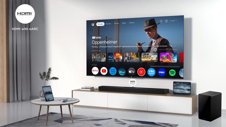 Actual product image TCL Q85H Q Class 7.1.4 Channel Sound Bar with Dolby Atmos, Wireless Subwoofwer, and Wireless Surround Sp (510 W, 7.1.4 Channel)
