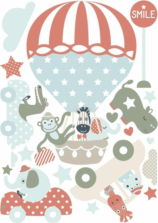 Immagine prodotto Lovely label animali tatuati al muro in tour (32 x 21 cm)
