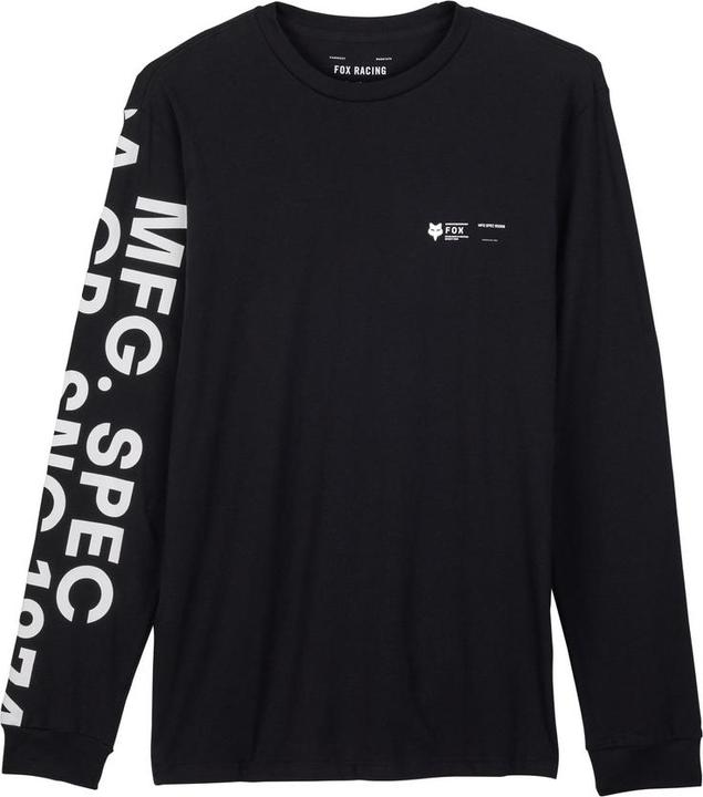 Image du produit Fox Tee 24 Barge Prem Ls Blk (M)