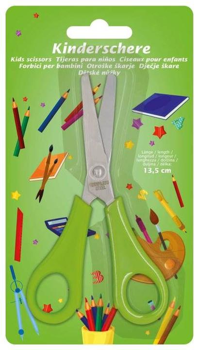 Image du produit Kleiber Ciseaux de bricolage, ronds, longueur : 135 mm, vert (13.50 cm)