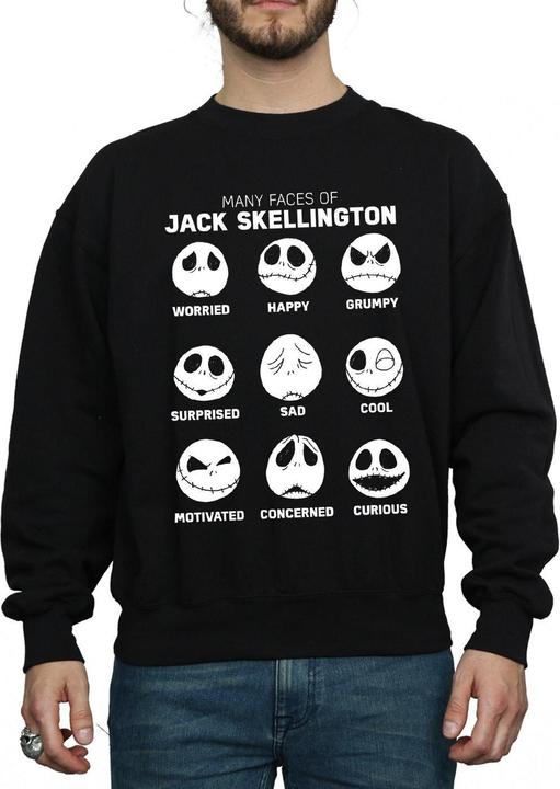 Produktbild Disney Nightmare Before Christmas The Many Faces Of Jack Sweatshirt (XL)