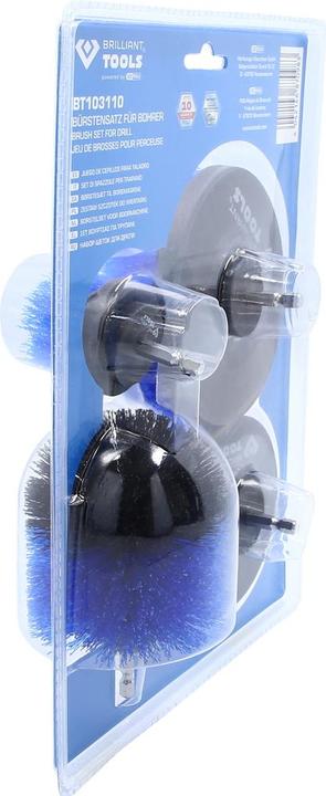 Produktbild Brilliant Tools Bürstenaufsatz-Satz
