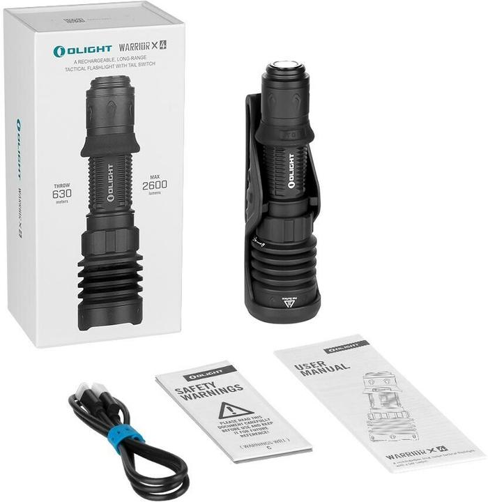 Actual product image Olight Warrior X 4 (15 cm, 2600 lm)