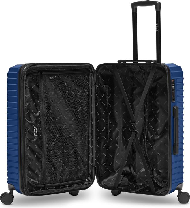 Immagine prodotto Redolz Set di valigie Essentials 18 a 4 ruote 3 pezzi con piega elastica (120 l, XL (da 115l))