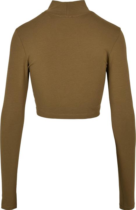 Actual product image Urban Classics Ladies Organic Cropped Turtelneck Longsleeve - 16513 (XL)