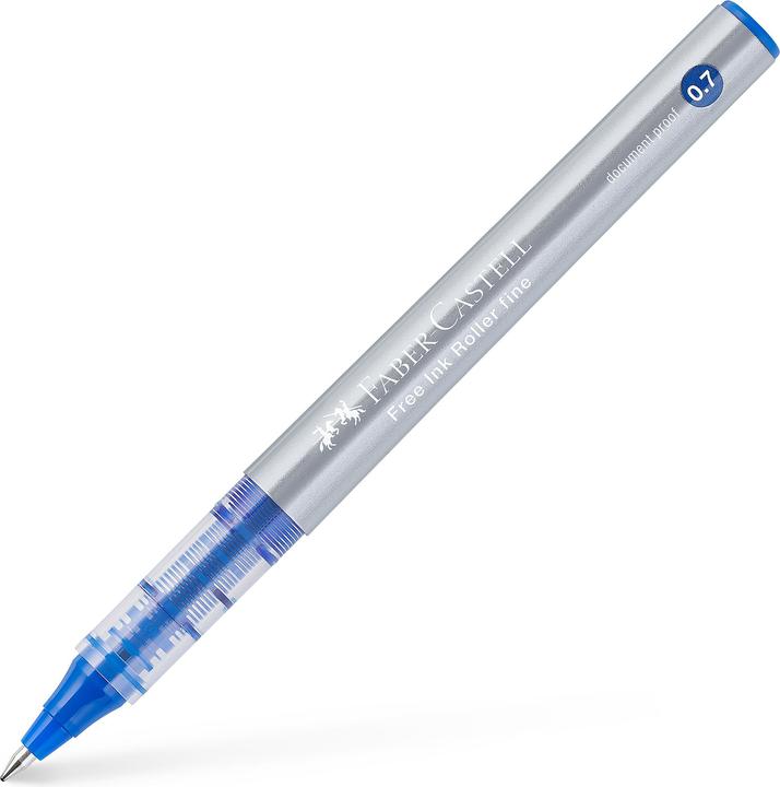 Produktbild Faber-Castell FREE INK - Roller (Silber, Transparent, Blau, 1 x)