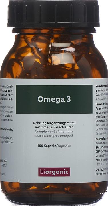 Image du produit Biorganic Omega-3 Caps (100 pièce(s), Capsules, 210 g)