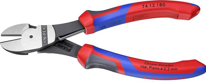 Image du produit Knipex Pince coupante de côté à forte démultiplication (180 mm)