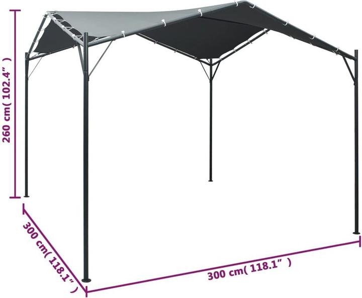 Produktbild VidaXL Kaj (300 cm, 300 cm)