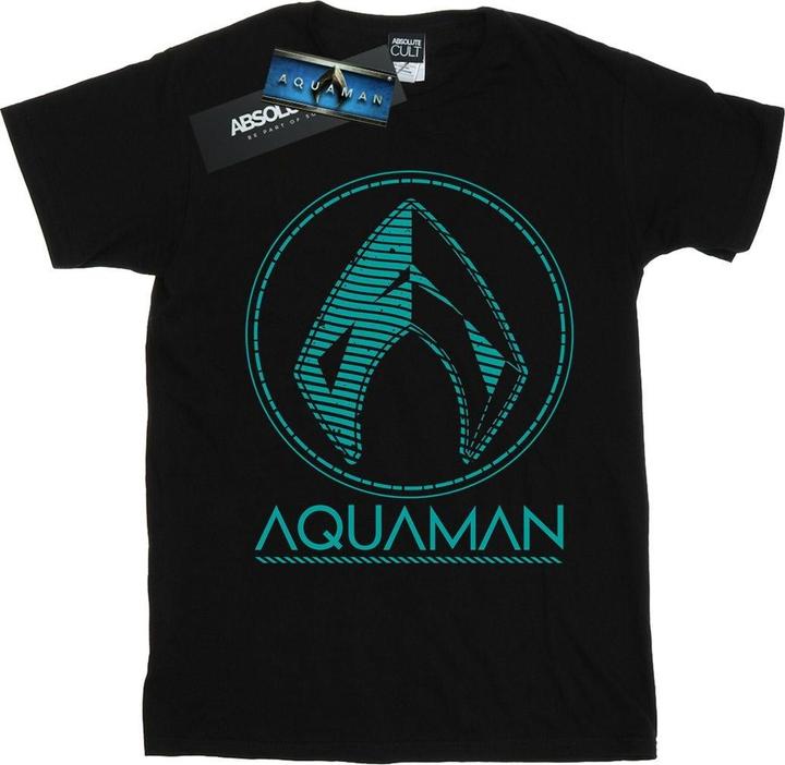 Produktbild Aquaman Aqua Logo TShirt Jungen (140, 146)