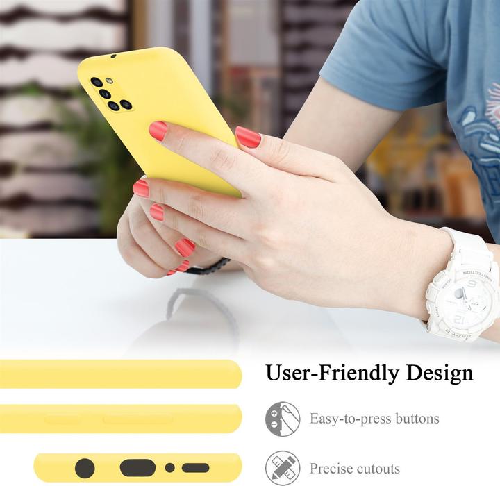 Actual product image Cadorabo TPU Liquid Silicone Case Cover (Samsung Galaxy A31)