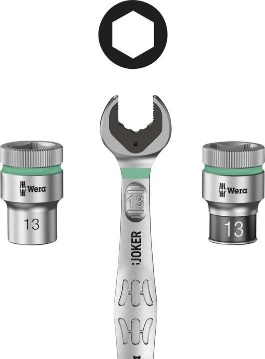 Produktbild Wera 8100 SC 8 Zyklop Metal-Knarrensatz (11 mm, 17 mm, 19 mm, 12 mm, 15 mm, 14 mm, 16 mm, 13 mm, 18 mm, 10  mm)