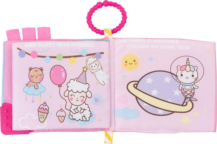 Immagine prodotto Kikkaboo Libro di stoffa per bambini con anello di dentizione