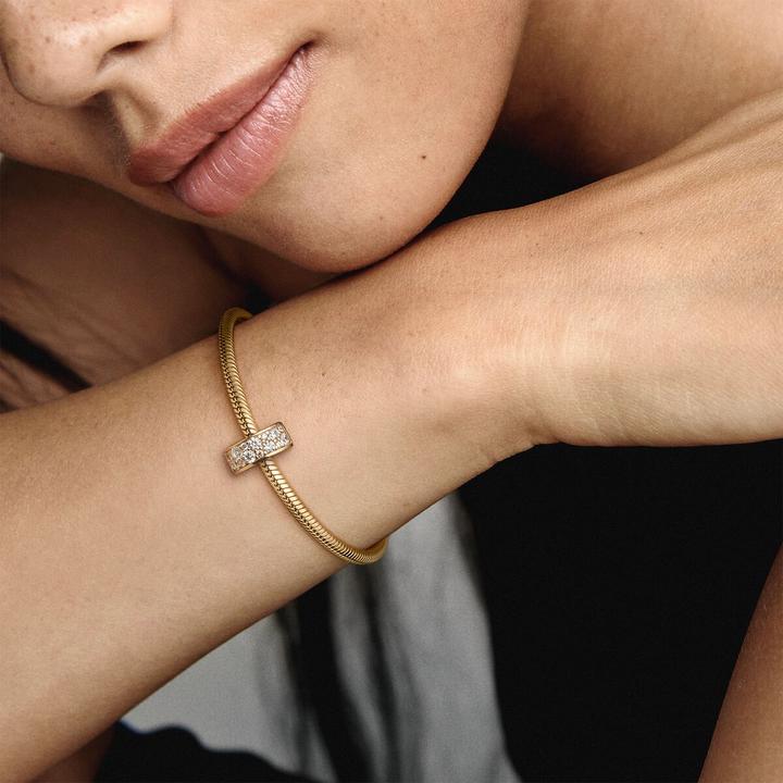 Actual product image Pandora Clear Pavé (Gold plated, Sterling silver, Metal)