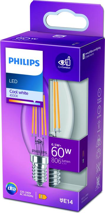 Actual product image Philips Lamp (E14, 6.50 W, 806 lm, 1 x, E)