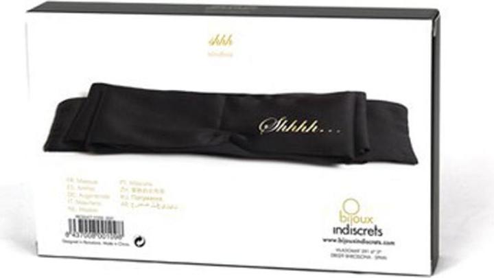 Actual product image Bijoux Indiscrets Shhh Augenbinde