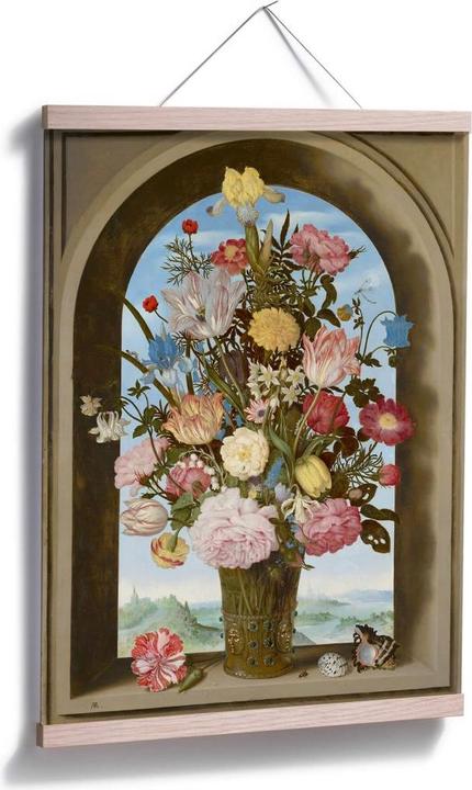 Image du produit Trenddeko Vase à fleurs dans une niche de fenêtre (120 x 150 cm)