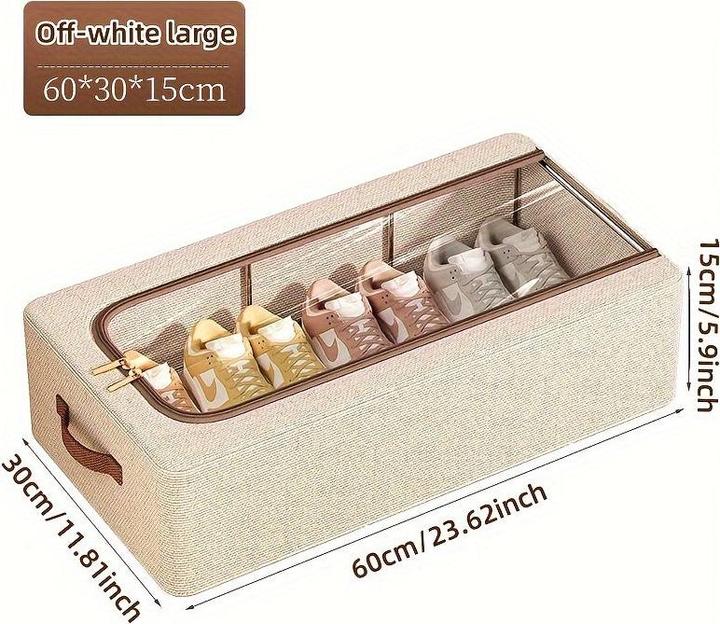 Immagine prodotto Only-Bags.Store 1 St. Stilvolle faltbare Schuhaufbewahrungsbox, perfekt für Haus und Wohnheim