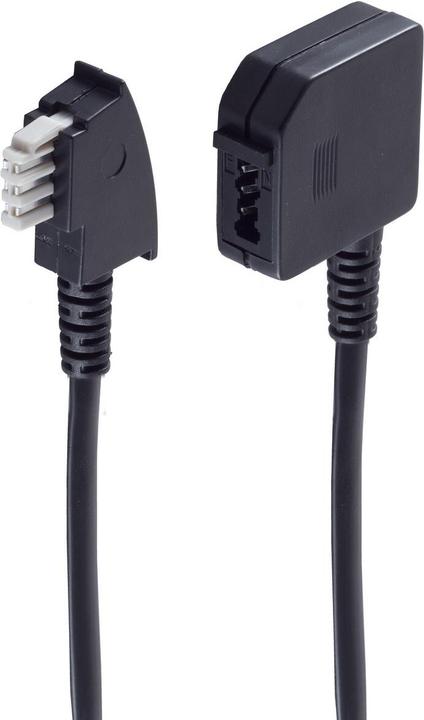 Image du produit Shiverpeaks ®-BASIC-S--Rallonge téléphonique, TAE N mâle sur TAE N femelle, 6 fils, 3,0m