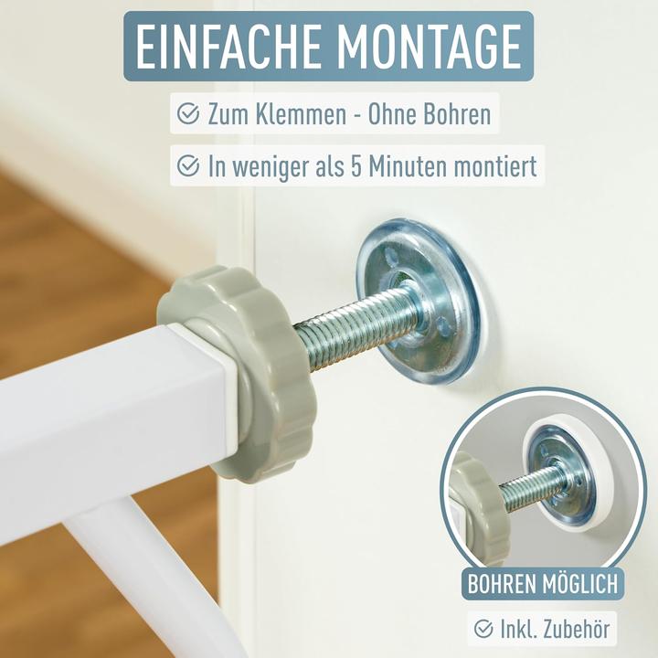 Image du produit IB-Style Treppenschutzgitter Berrin für Babys und Haustiere, 58-185 cm (108 cm)