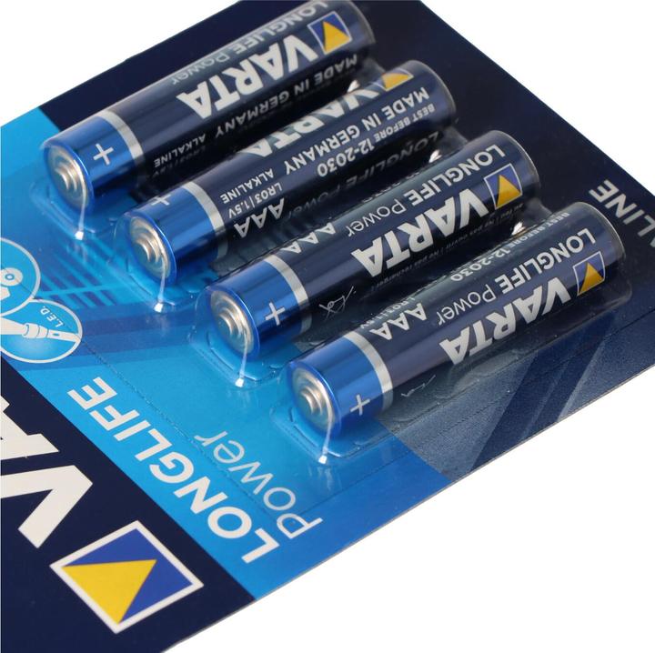Produktbild Varta Longlife Power Micro AAA Batterien 4903 10x 4er Blisterkarte (AAA)