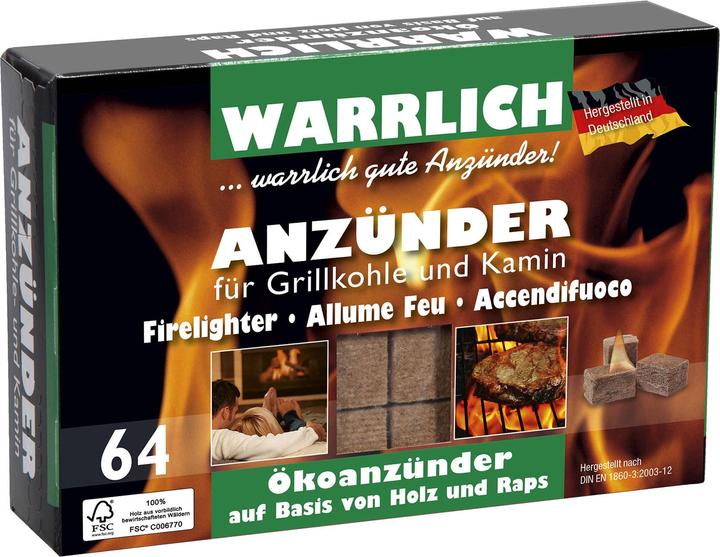 Actual product image BBQ Dragon warrlich eco lighter 64 pcs