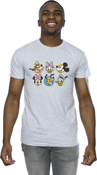Immagine prodotto Disney Mickey Mouse And Friends Faces Maglietta Uomo (XXL)
