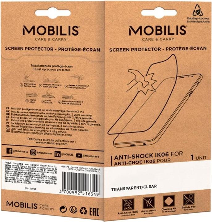 Image du produit Mobilis 36231 Film de protection d'écran transparent (1 pièce(s), Samsung Galaxy Xcover 5)