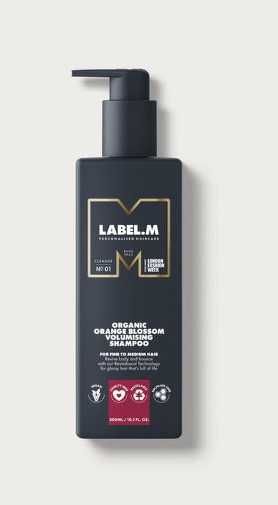 Produktbild Label.M Organic Orange Blossom Volumising Shampoo 300 ml (300 ml, Flüssiges Shampoo)