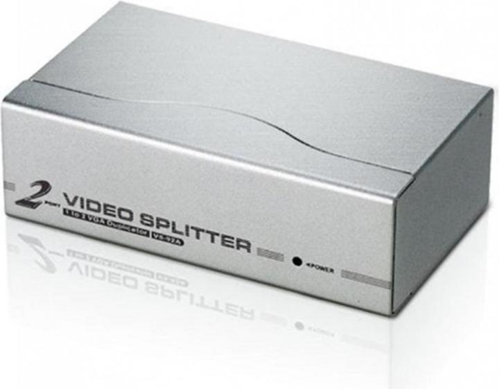 Image du produit Aten VS92A, répartiteur VGA à 2 ports avec amplificateur de signal jusqu'à 30m